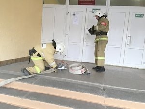 Пожарно-тактические учения на объекте образования