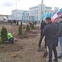 В микрорайоне Фонтаны города Симферополя заложили сквер «Крымская весна»