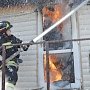 Севастопольские спасатели ликвидировали пожар в частном садовом доме в Балаклаве