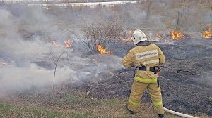 Крымские пожарные за сутки ликвидировали пять пожаров