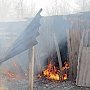 Спасатели ликвидировали пожар в Кировском районе