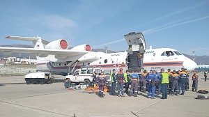 Специалисты «Крым-Спас» завершили участие в сборах лётного состава МЧС России в Геленджике