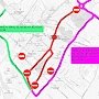 Схема движения транспорта 1 мая в Симферополе