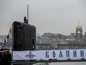 Подводная лодка «Колпино» вернулась с учений в Средиземном море