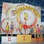 На соревнованиях по гимнастике в Евпатории выступили более 400 юных спортсменок
