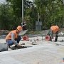 Работы по реконструкции набережной им. В. Терешковой в Евпатории завершены на 75%