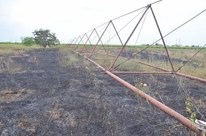 Севастопольские пожарные ликвидировали пожар на открытой местности площадью 3 гектара