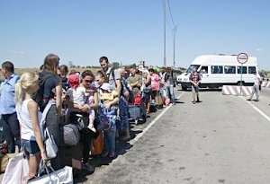 Киев признался, что пассажиропоток на границе с Крымом увеличился
