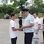 Севастопольские полицейские торжественно вручили паспорта юным жителям Ленинского и Нахимовского районов города