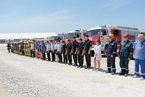 Пожарно-тактические учения на фестивальной площадке «Таврида-АРТ»