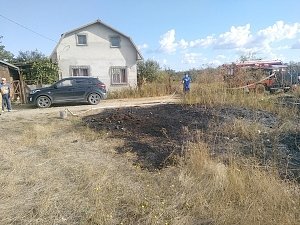 За минувшие сутки в Крыму ликвидированы возгорания в трёх округах