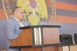 Первый вице-спикер Госсовета Республики Крым Ефим Фикс принял участие в заседании коллегии МЧС РК
