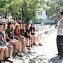 На страже детства: полицейские Севастополя рассказали ребятам оздоровительного лагеря «Ласпи» о профилактике правонарушений