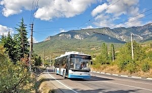 В Крыму водитель троллейбуса под кайфом возил туристов в Ялту
