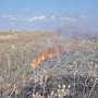 В Сакском районе огнеборцы ликвидировали возгорание травы