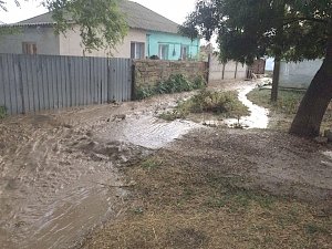 В селе Приозёрное произошло затопление 18 домовладений — идёт ликвидация последствий ЧС