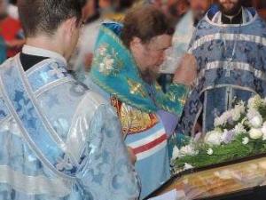 В храме Свято-Троицкого монастыря почтили память чудотворного образа Почаевской иконы Божией Матери