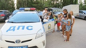 Дворовые территории Севастополя стали площадками для интерактивных занятий по дорожной безопасности