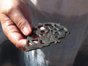 В Крыму археологи нашли фрагмент уникального изделия из бронзы византийского времени