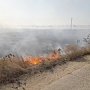 В Феодосийском районе огнеборцы ликвидировали возгорания травы площадью 8,5 га