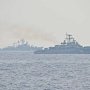 Экипажи кораблей ЧФ проводят учение в морских полигонах Чёрного моря