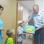 В Севастополе полицейские продолжают участвовать в акции «Помоги пойти учиться!»