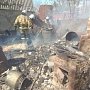 Крымские пожарные ликвидировали пожар в пгт. Ленино