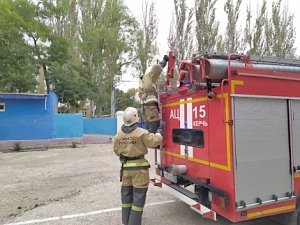 Отработка нормативов по пожарно-строевой и тактико-специальной подготовке