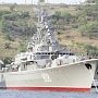 Корабль Черноморского флота возвращается в Севастополь после выполнения задач в Средиземном море