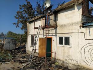 Жилой дом горел в Бахчисарайском районе