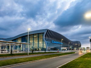 В аэропорту Симферополя пассажиры имеют возможность оценить качество обслуживания