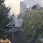 Севастопольские пожарные ликвидировали пожар в отдельно стоящем садовом доме в районе мыса Фиолент