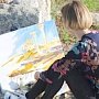 Пленэр в Херсонесе: Севастопольские художники изобразили осень на полотнах
