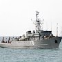 Новейший корабль Черноморского флота в первый раз провел учебную постановку мин