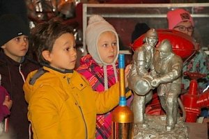 Состоялась экскурсия в музее пожарной охраны для маленьких крымчан
