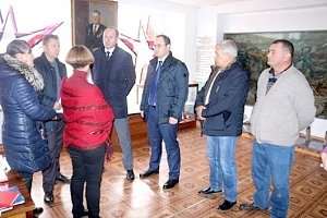 Сергей Трофимов с рабочим визитом посетил Сакский район