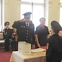 При участии УМВД России по г.Ялте в Ливадийском дворце-музее состоялась церемония принятия присяги кадетами