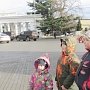 В Севастополе парки отдыха стали центрами по повторению дорожных правил с детьми