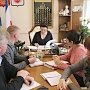 Арина Новосельская провела встречу по вопросам реализации госпрограмм в Симферопольском районе