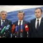 Н.В. Коломейцев, Ю.В. Афонин и Д.Г. Новиков выступили перед журналистами в Госдуме