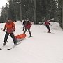 Крымские спасатели тренируются в горах Кавказа