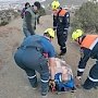 Туристка сломала ногу, гуляя в горах под Судаком