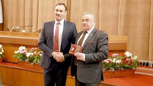 Александру Спиридонову присвоено почетное звание «Заслуженный юрист Республики Крым»