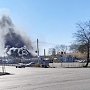 В Симферополе загорелся рынок «Привоз»