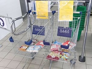Крымчане могут оставить в супермаркетах продукты малоимущим