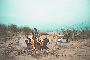 В Щёлкино составили протокол на горожан, устроивших пикник на пляже