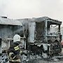 Два грузовика сгорели в Первомайском районе Крыма