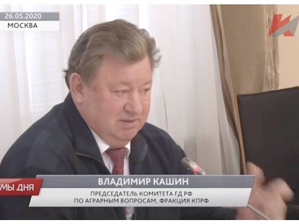 Владимир Кашин: АПК необходимо внести в перечень отраслей, пострадавших от эпидемии