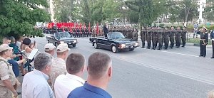В Керчи прошла первая репетиция Парада Победы