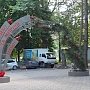 В Детском парке Симферополя появилась пятиметровая Арка Победы